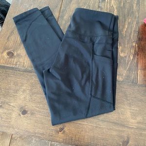 Black zyia tights size 4 excellent condition